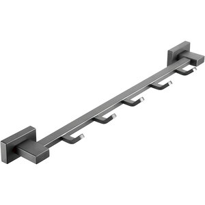 Изображение товара Вешалка Belz B90415-5 с 5 крючками из нержавеющей стали в цвете gunmetal