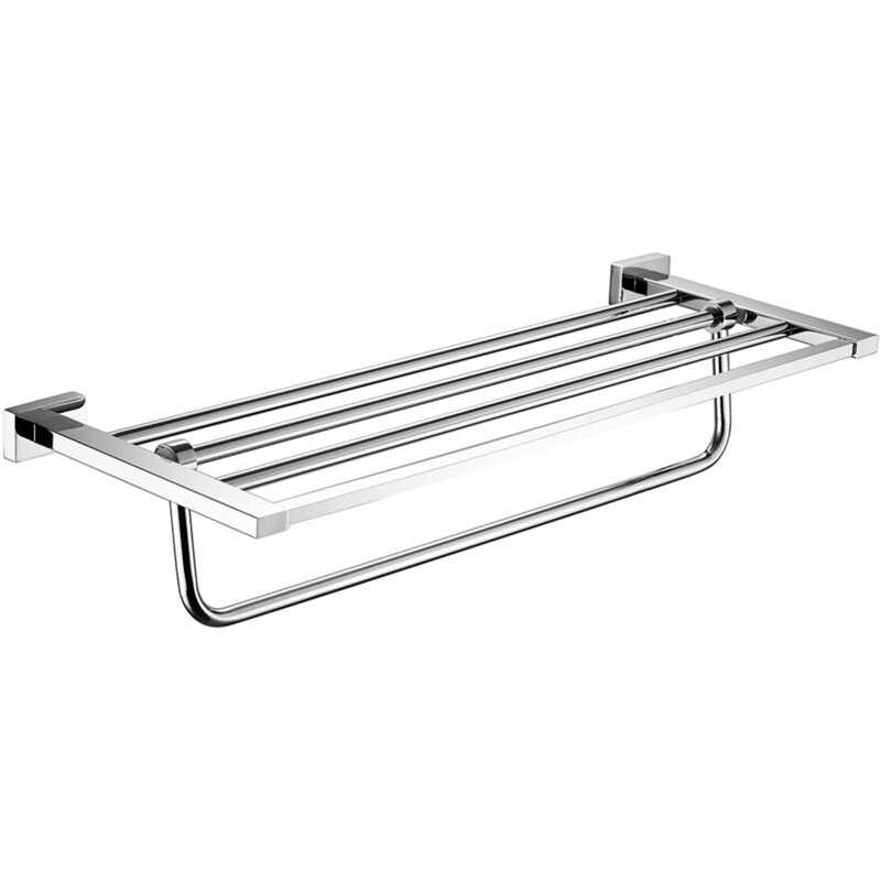 Изображение товара Полка Belz B90224 настенная хром нержавеющая сталь 62 см