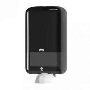 Изображение товара Диспенсер Tork Elevation 556008 для листовой туалетной бумаги, черный