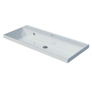 Изображение товара Раковина Madera Classica 274124 100х45 см искусственный камень белая