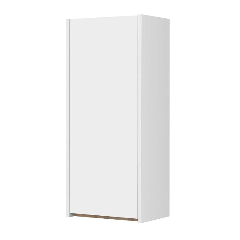 Изображение товара Полупенал Акватон Марти 35 см белый дуб эндгрейн навесной мебель для ванной