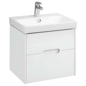 Изображение товара Тумба под раковину Акватон Оливия, 1A254201OL010, 55 см, подвесная, цвет белый матовый