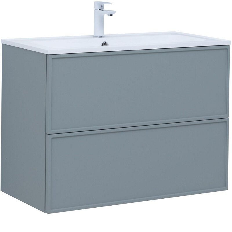 Изображение товара Тумба Aquanet Арт 90 см МДФ с пленкой soft touch, маренго