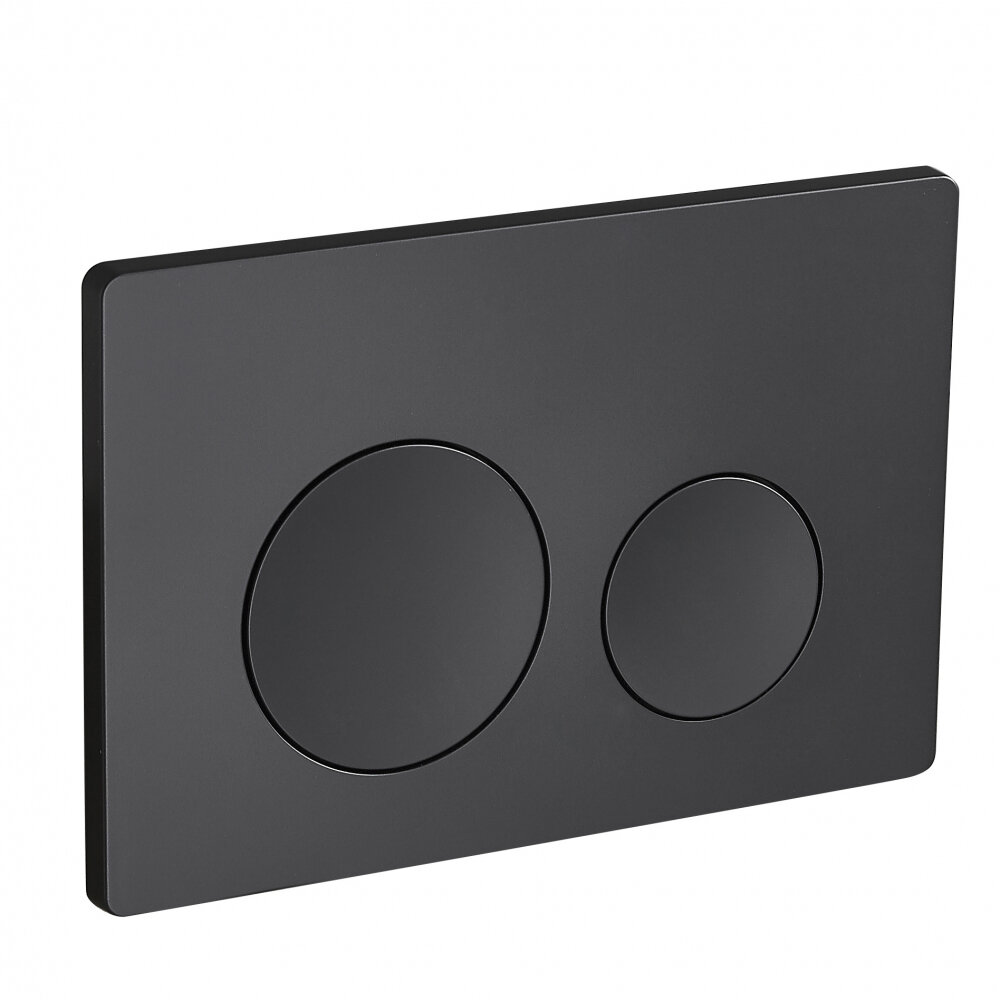 Изображение товара Клавиша смыва RGW SWH-07B механическая черный матовый 3/6л