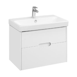 Изображение товара Тумба с раковиной Aquaton Оливия, 1A254301OL010, 70 см, подвесная, цвет белый матовый