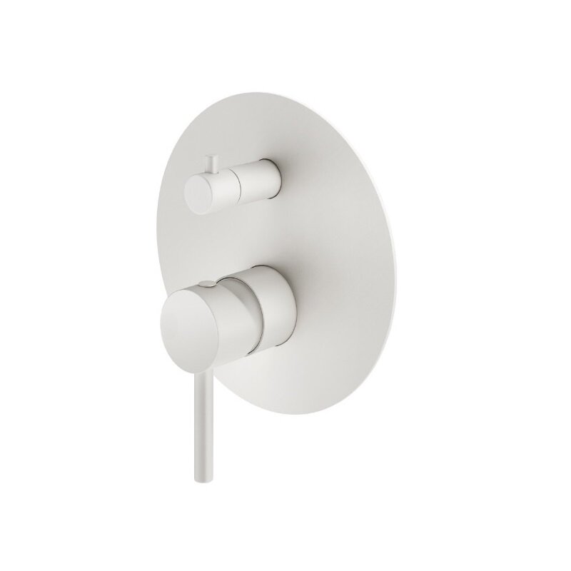 Изображение товара Смеситель Plumberia Selection Ixo XO1901BO для ванны и душа, цвет белый матовый Изображение товара Смеситель Plumberia Selection Ixo XO1901BO для ванны и душа, цвет белый матовый