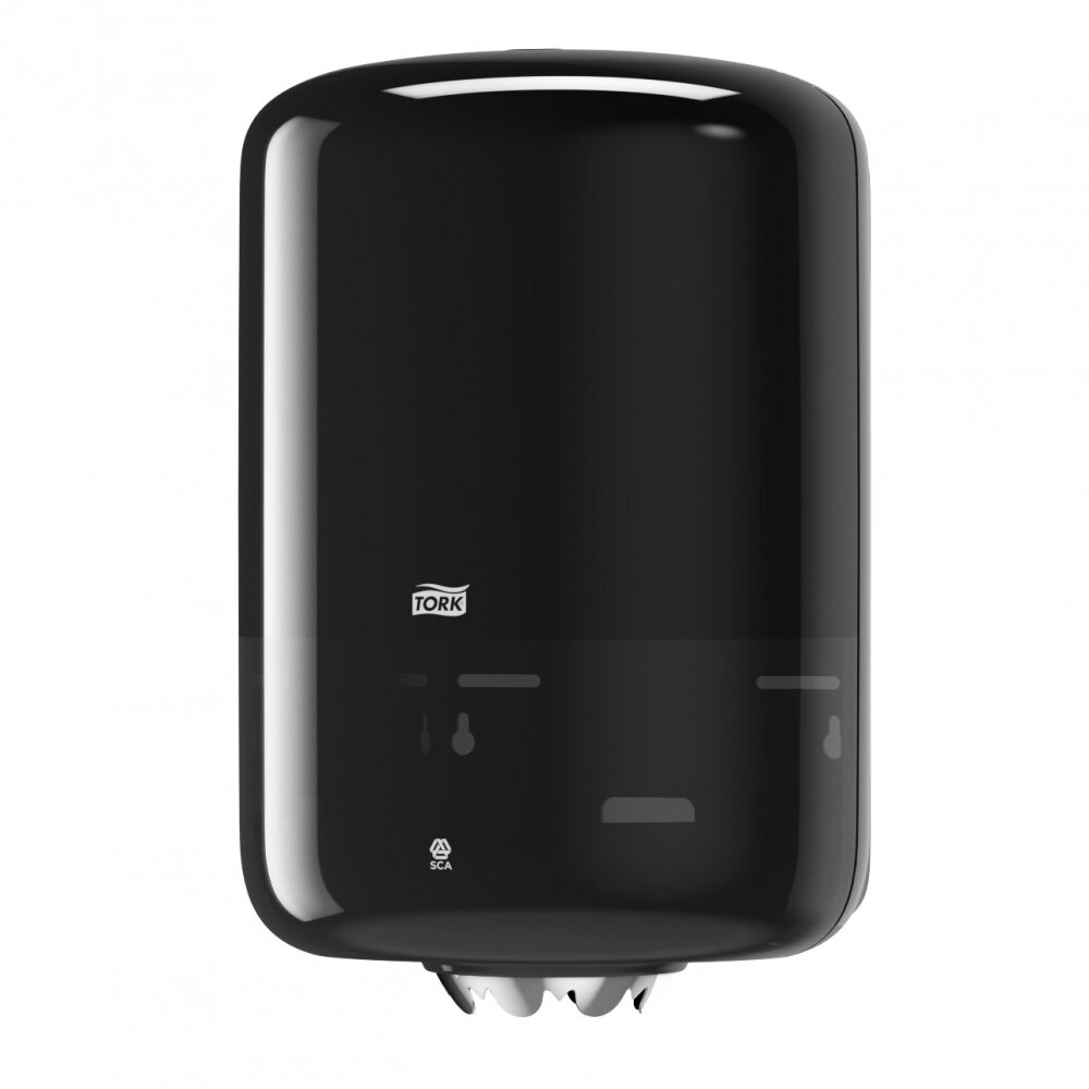 Изображение товара Диспенсер Tork Elevation 559008 с центральной вытяжкой, черный Изображение товара Диспенсер Tork Elevation 559008 с центральной вытяжкой, черный