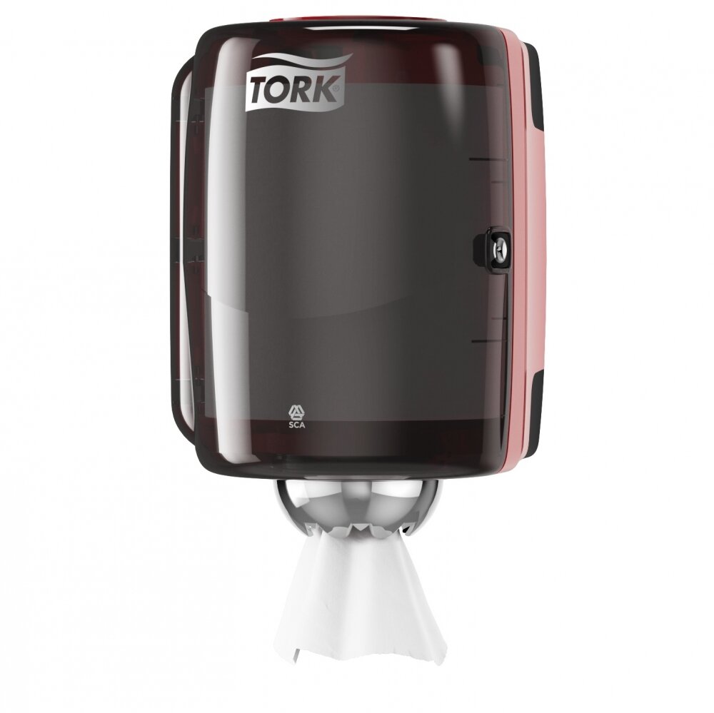 Изображение товара Диспенсер Tork 659008-06 центральная вытяжка черный/красный