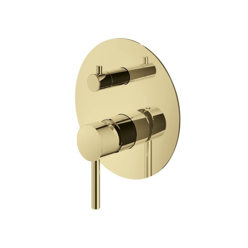 Изображение товара Встраиваемый смеситель для ванны и душа Plumberia Selection Ixo XO1901OR золото