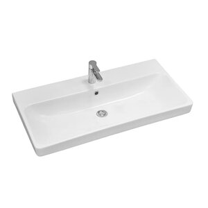 Изображение товара Тумба с раковиной Акватон Оливия, 1A2544K0OL010, 90 см, подвесная, цвет белый матовый