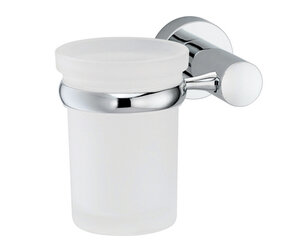 Изображение товара Стакан стеклянный с держателем WasserKRAFT Donau K-9428 хром