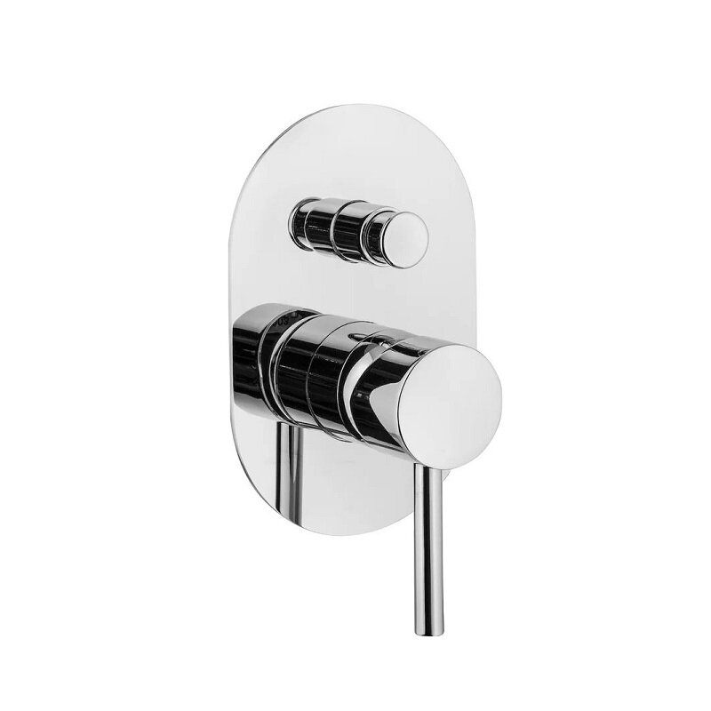 Изображение товара Смеситель Plumberia Selection Ixo KIT1001CR для ванны и душа, цвет хром