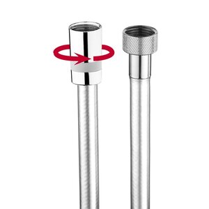 Изображение товара Шланг душевой латунный Bossini Cromolux A00167C.030.1, 150 см