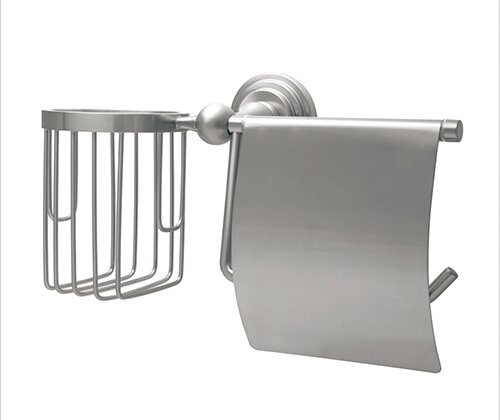 Изображение товара Держатель для туалетной бумаги и освежителя WasserKRAFT Ammer K-7059 хром Германия