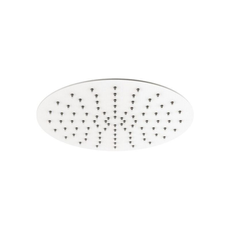 Изображение товара Верхний душ Plumberia Selection Shower SAT3178BO, 30 см, нержавеющая сталь, белый матовый