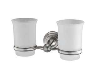 Изображение товара Стакан стеклянный с держателем WasserKRAFT Ammer двойной K-7028D