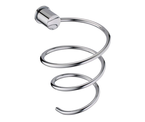 Изображение товара Держатель фена WasserKRAFT K-1080 хром (настенный, 16x11x14.5 см)