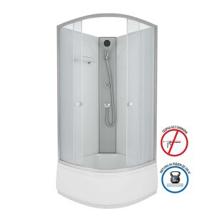 Изображение товара Душевая кабина Niagara Eco E90/40/MT/BK 90х90 см бессиилконовая без крыши