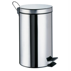 Изображение товара Корзина для мусора WasserKRAFT Серия К, с педалью, 5 л, хром