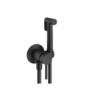 Изображение товара Гигиенический душ Plumberia Selection Ixo, XO2000NO, со смесителем, черный матовый