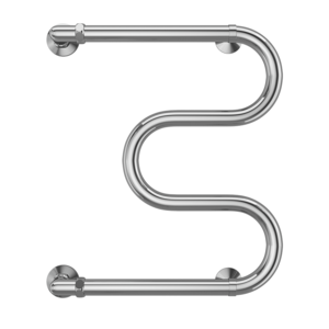 Изображение товара Полотенцесушитель водяной М-образный 40x50 см хром нержавеющая сталь Terminus