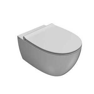 Изображение товара Подвесной унитаз безободковый Globo 4All MDS03.BI 36 х 54 см, белый (Bianco)
