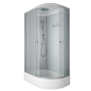 Изображение товара Душевая кабина Niagara Eco E120/80/26/MT с матовым стеклом и крышей