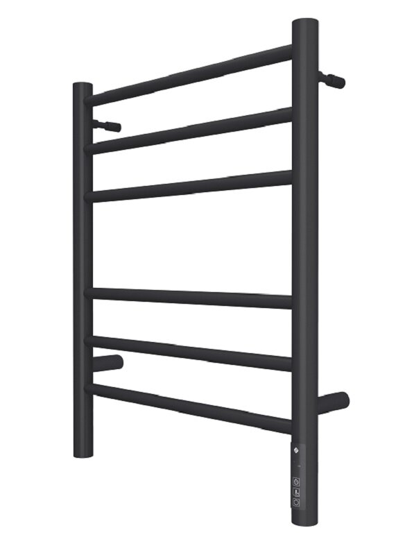 Изображение товара Электрический полотенцесушитель Terminus Аврора П6 450х600 с диммером, черный матовый