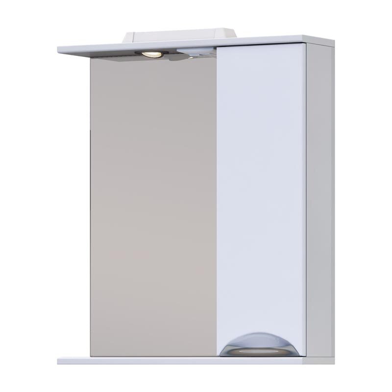 Изображение товара Зеркальный шкаф Vigo Callao 600 с подсветкой и розеткой, белый, правый